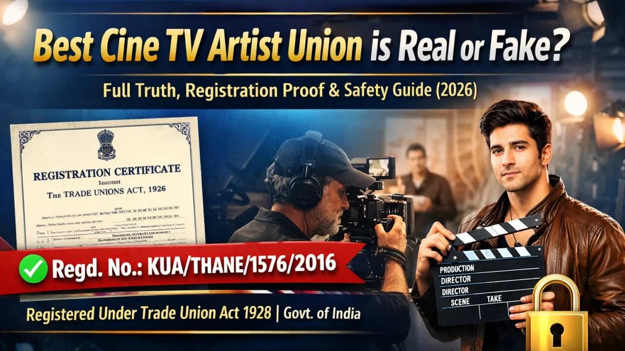 Best Cine TV Artist Union is Real or Fake? Full Truth, Registration Proof & Safety Guide (2026)